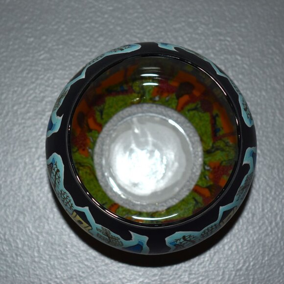 Hellman Versand Polymer Clay Halloween Houses Decorated Tea Light Votive Holder - Picture 5 of 5